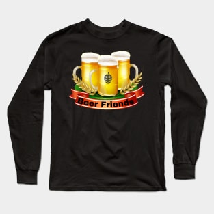 beer friends Long Sleeve T-Shirt